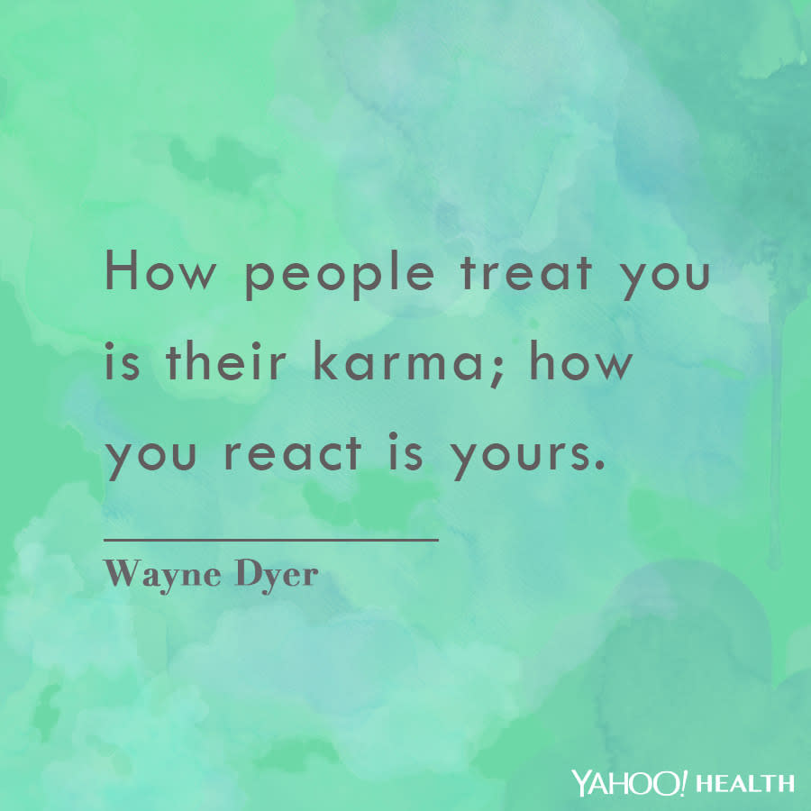 Wayne Dyer on reacting to others