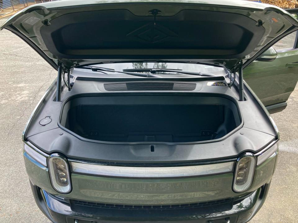 The Rivian R1S electric SUV.