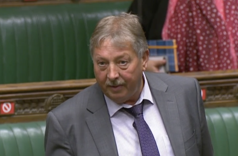 'Scare tactics': Sammy Wilson questions Boris Johnson. (Parliamentlive.tv)