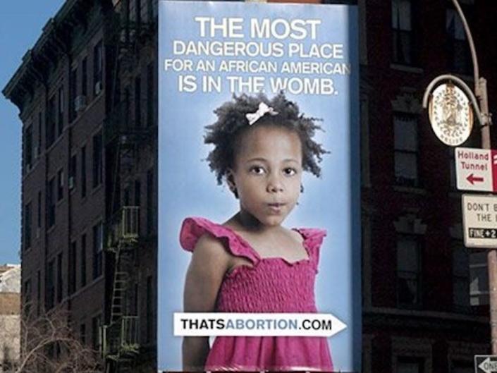 Anissa Fraser's billboard in NYC