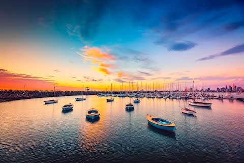 The harbour at St Kilda - Credit: GETTY