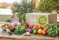 <p>If you are struggling to work out what to put on the table, let these fresh food delivery services do it for you. HelloFresh Australia has a specialty Christmas Box, available to order until 18th December<br>The Christmas Box is available in four sizes: <br>Small (for up to six adults): $199.95<br>Small (for up to six adults) with Gourmet Cheese Platter: $239.95<br>Large (for up to ten adults): $299.95<br>Large (for up to ten adults) with Gourmet Cheese Platter: $339.95</p>