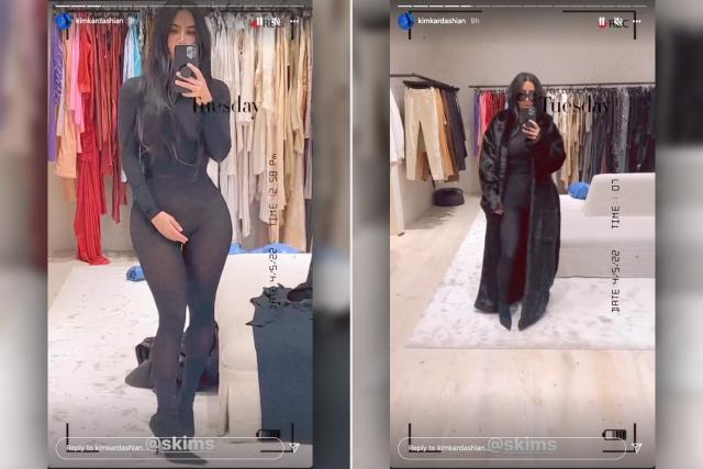 Kim Kardashian Leaves Little to the Imagination in Sheer, Mesh Bodysuit:  'This Completely Snatches' - Yahoo Sports