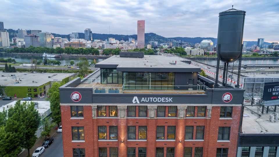 Autodesk offices in Portland, Oregon, in December 2020.  - GDA/La Nacion/AP