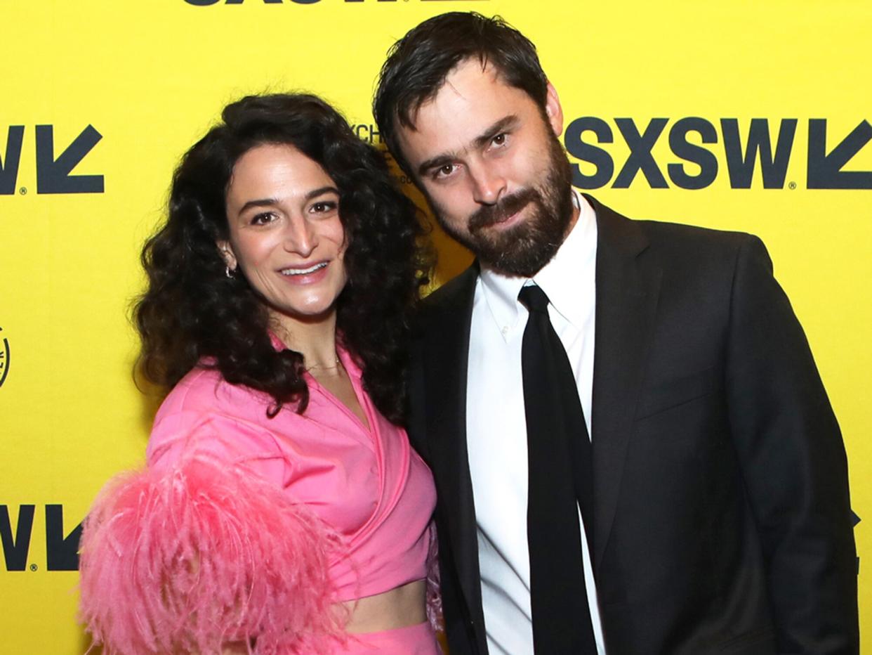 Jenny Slate and Ben Shattuck attend "Marcel The Shell With Shoes On" Premiere during the 2022 SXSW Conference and Festivals at Stateside Theater on March 12, 2022 in Austin, Texas