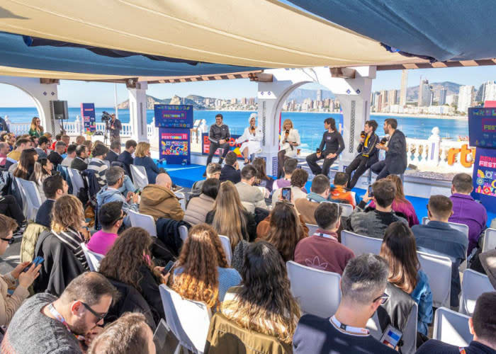 Rueda de prensa con los presentadores del Benidorm Fest 2023