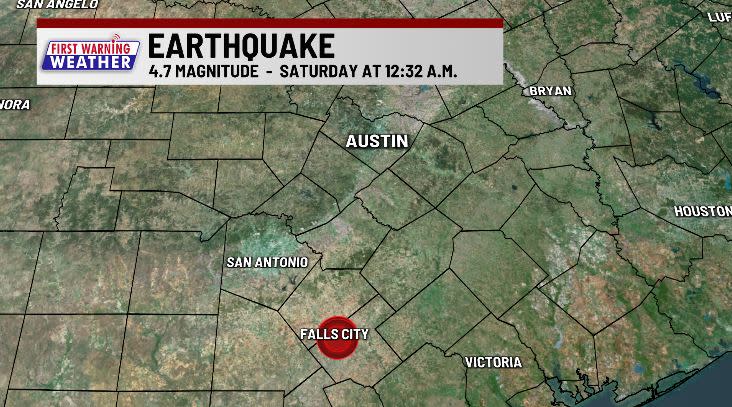 Saturday morning earthquake