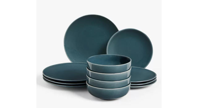 This John Lewis set is made from kiln-fired china. 