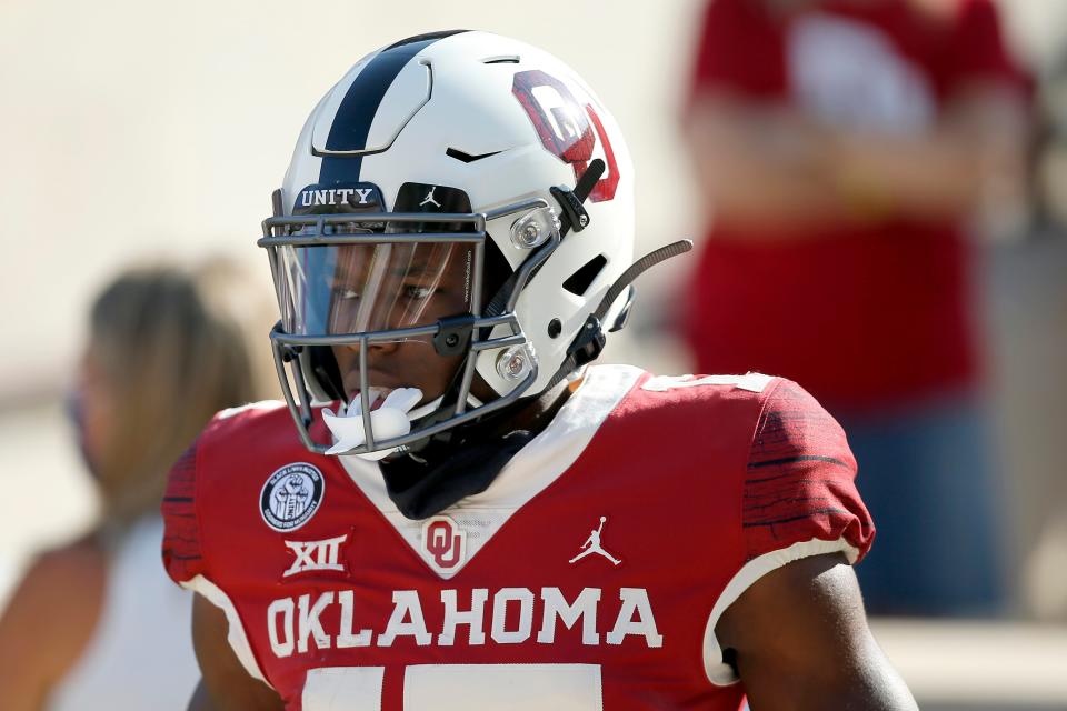 Marvin Mims is in his second season as OU's primary punt returner.