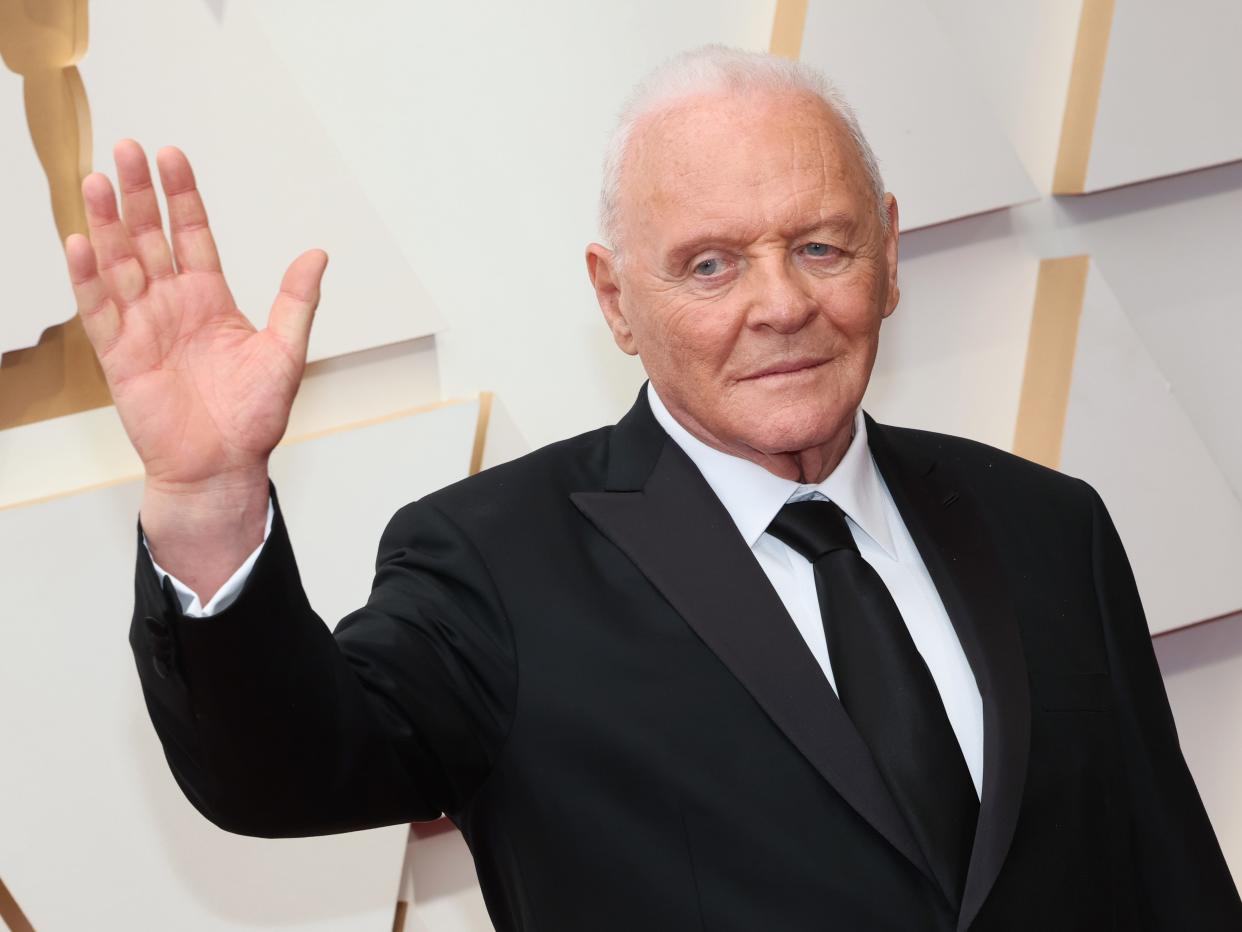 Anthony Hopkins attends the 94th Annual Academy Awards at Hollywood and Highland on March 27, 2022 in Hollywood, California