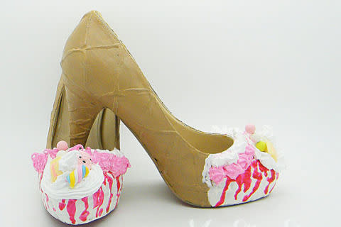 Ice Cream-Themed Bridesmaid Shoes