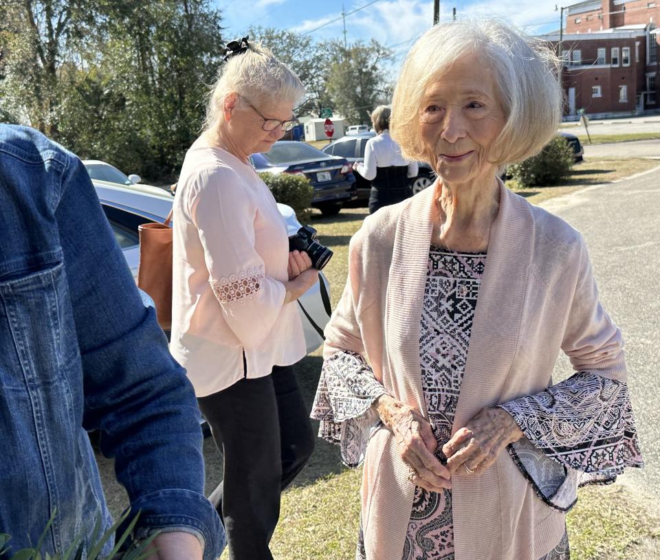 Vera Herring Rozier hit 100 on Feb. 8, 2024.