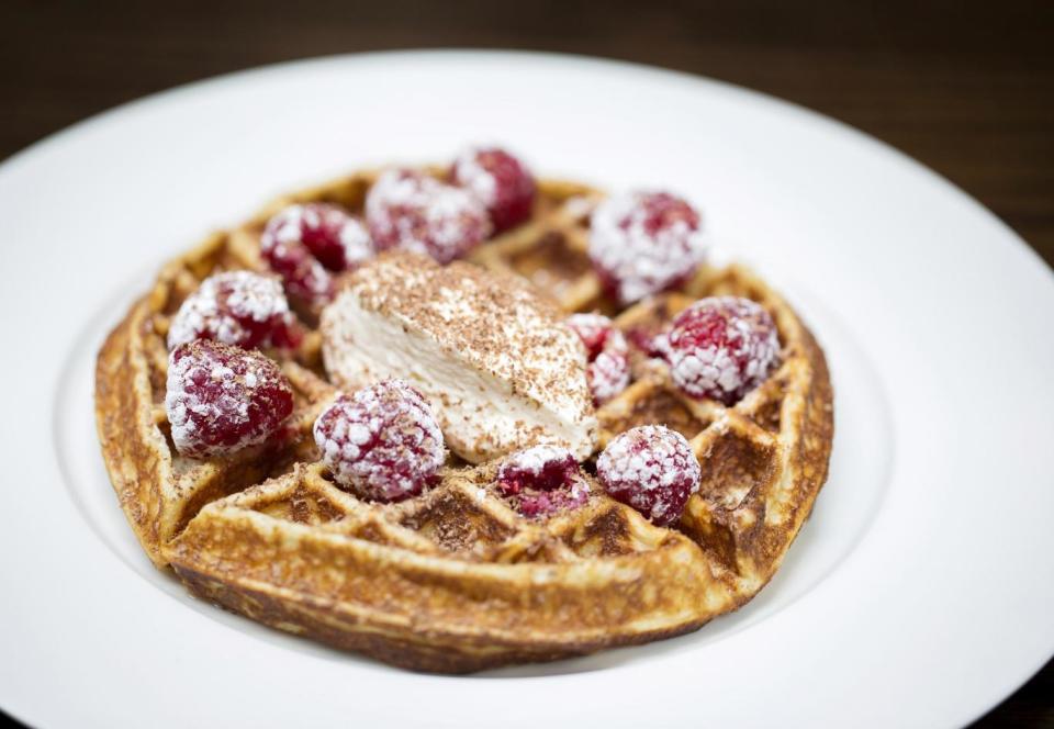 Sweet tooth: Vanilla waffles at Berners Tavern