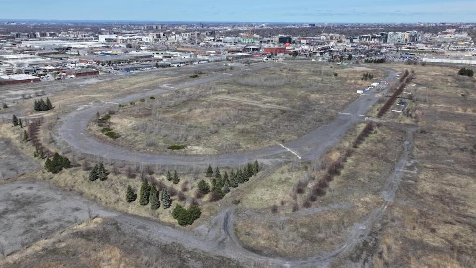 The former site of the Montreal Hippodrome has been sitting empty for years. 