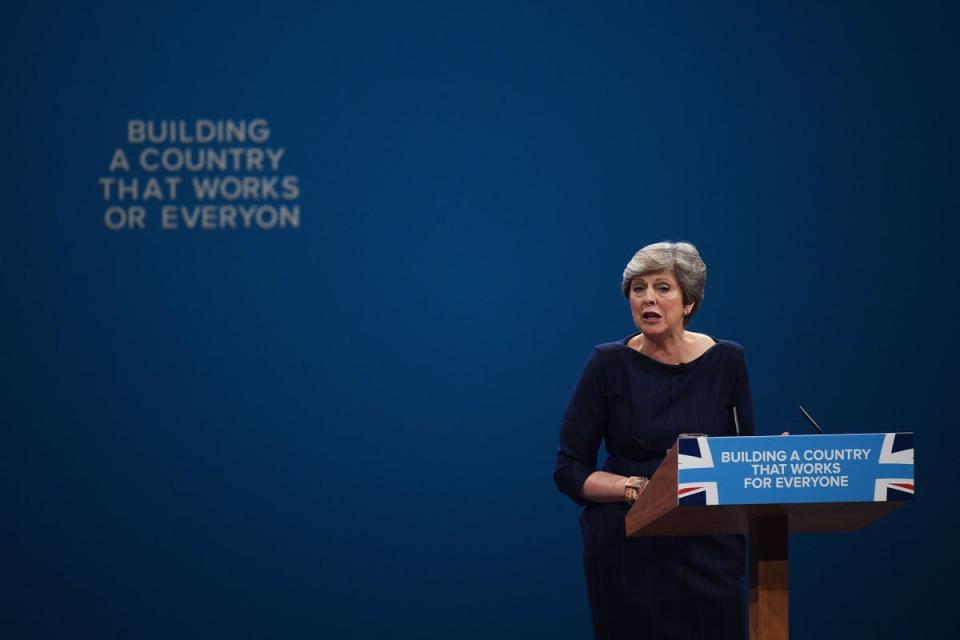 In 2017 former prime minister Theresa May commissioned a major review mental health legislation, amid fears it is ‘outdated’  and ‘not fit for purpose’ (Getty)