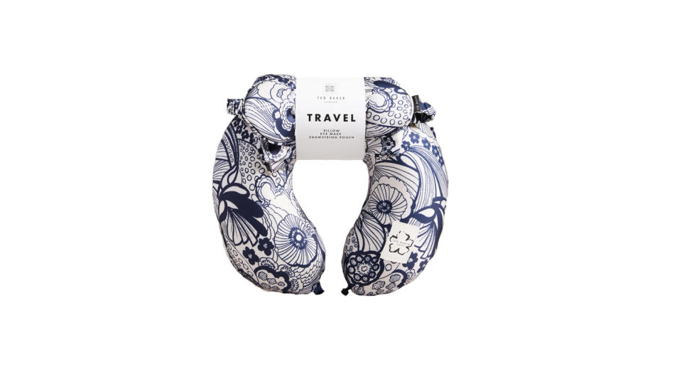 Tinly Floral Travel Pillow And Eye Mask