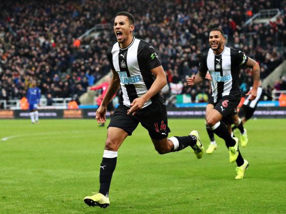 Isaac Hayden scored a stoppage-time winner for Newcastle (Getty)