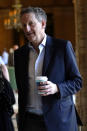 San Francisco Giants CEO Larry Baer arrives for a meeting of Major League Baseball owners, Thursday, Feb. 9, 2023, in Palm Beach, Fla. (AP Photo/Lynne Sladky)