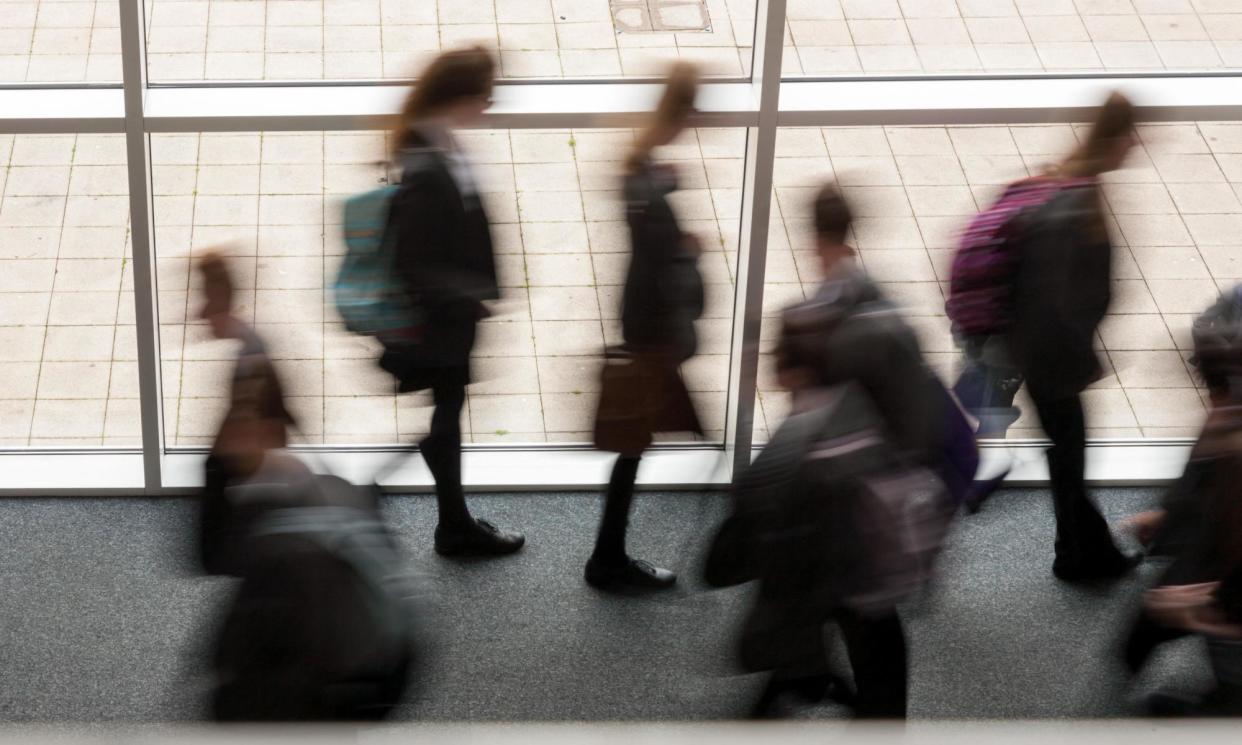 <span>Unions said advice that schools should adopt a policy of ‘watchful waiting’ in response to a pupil’s request to socially transition was vague.</span><span>Photograph: Peter Lopeman/Alamy</span>