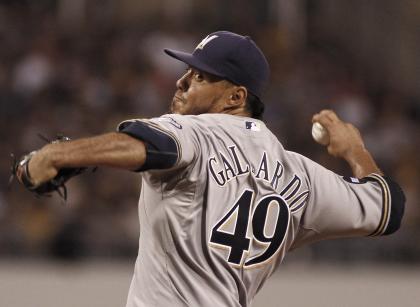 Yovani Gallardo is 89-64 in his career with a 3.69 ERA. (Getty)