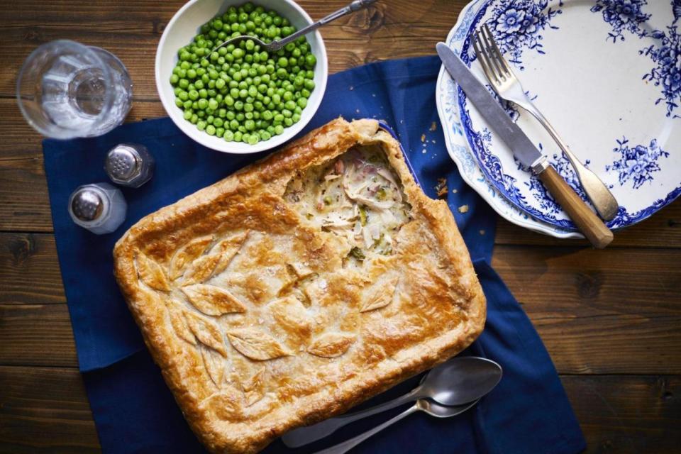 Barlow's mum's roast chicken pie (BBC Good Food)