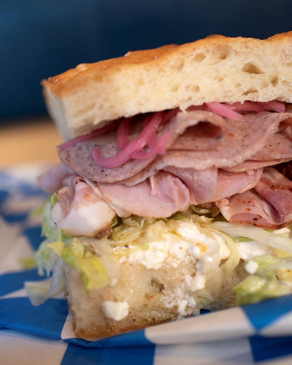 The New Deal Italian sandwich from Young Buck Delicatessen.