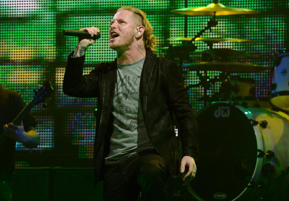 Corey Taylor performs 5th Annual Revolver Golden Gods Award Show at Club Nokia on May 2, 2013, in Los Angeles.