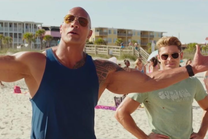 The Rock Welcome To Baywatch GIF