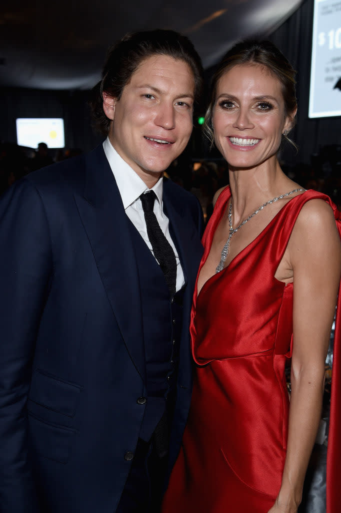 Vito Schnabel Heidi Klum attend the 25th Annual Elton John AIDS Foundation’s Academy Awards Viewing Party at The City of West Hollywood Park on February 26, 2017 in West Hollywood, California. (Photo: Dimitrios Kambouris/Getty Images for EJAF)