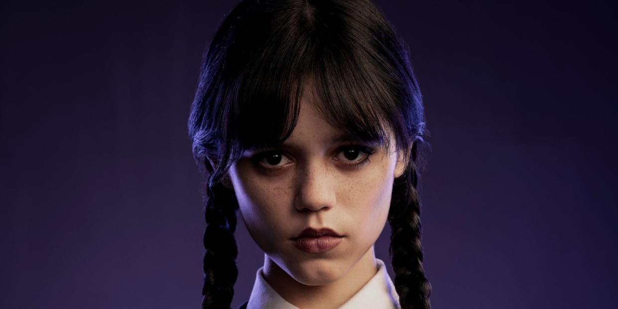 wednesday jenna ortega as wednesday addams in wednesday cr matthias clamernetflix © 2022