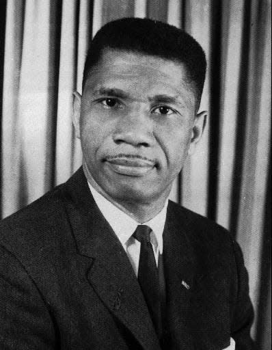 Medgar Evers, 37, Mississippi field secretary for the National Association for the Advancement of Colored People was shot and killed in Jackson, Miss. early June 12, 1963. He was shot outside his home after returning from an integration rally. This is a 1963 photo.