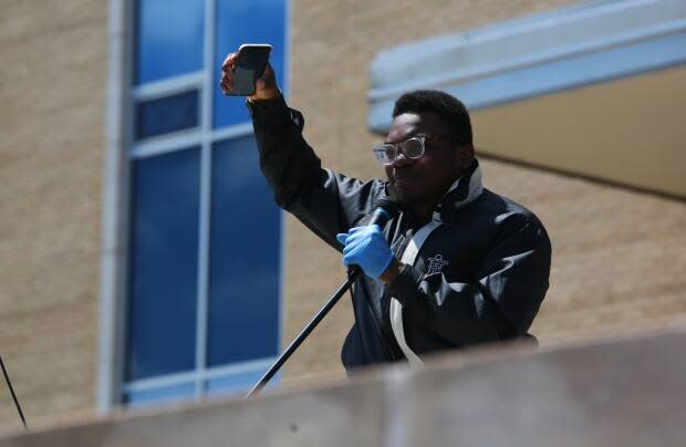 Precious Familusi is a co-founder of Black Lives Matter NL and was one of the organizers of the rally.