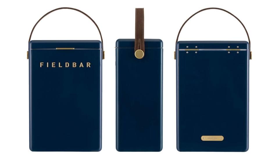 Fieldbar Drinks Box Cooler in Sea Boat Blue