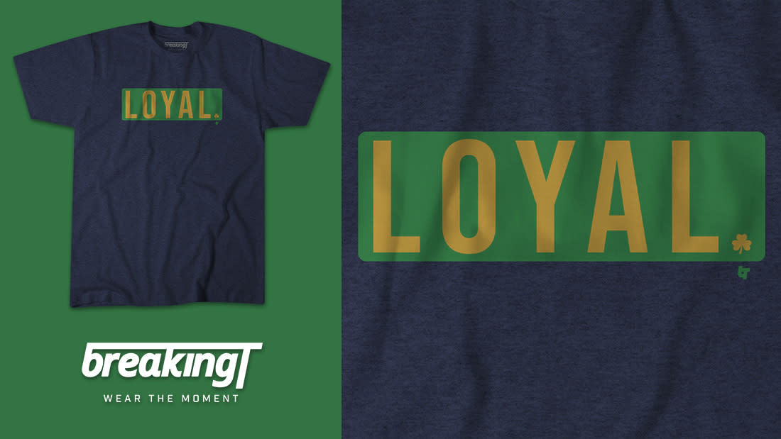 Shop Notre Dame Fighting Irish gear at BreakingT. (Photo: BreakingT)