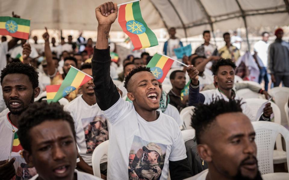 New military recruits who are joining the Ethiopian National Defence Force - Amanuel Sileshi/AFP via Getty Images