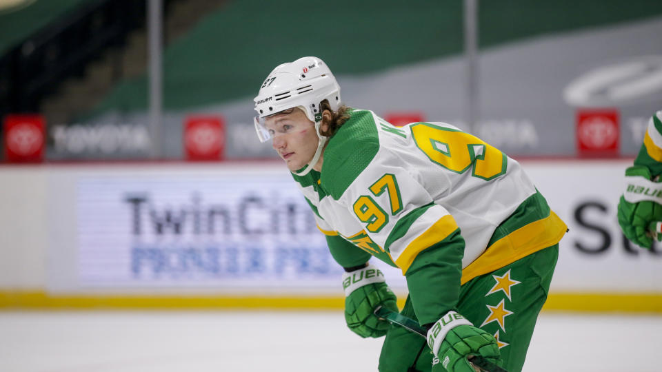 Minnesota Wild left wing Kirill Kaprizov (97) 