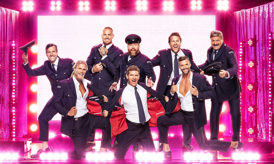 Last month Kris Smith, Shane Jacobson, Matt Cooper, Jett Kenny, Campbell Brown, Sam Mac, Brian Taylor and Todd McKenney, raising awareness about men’s health issues, all the while having some Magic Mike-inspired fun Source: Channel Seven