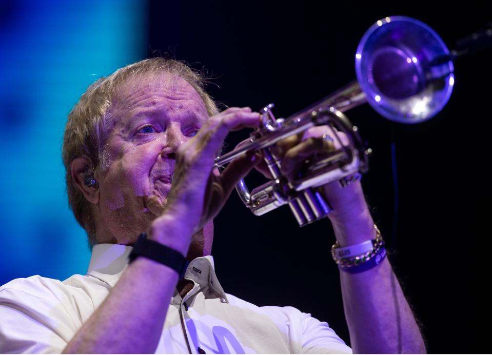 Trumpeter Lee Loughnane and Chicago play the Performing Arts Center on the campus of the University of Illinois Springfield on Saturday.