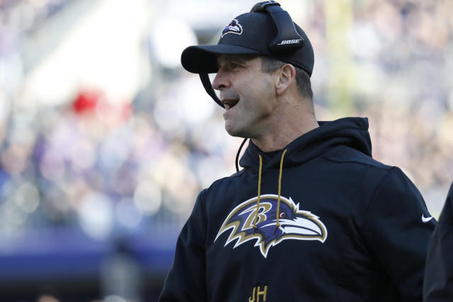 Ravens coach John Harbaugh responds to Bengals' accusations