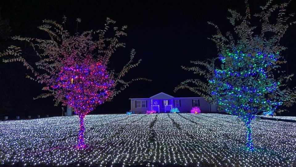 Allison House at 240 Sandy Creek Road, Havana, is part of the 2022 Tour of Lights.