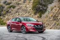 <p><strong>3.51 times</strong> more likely to be stolen than the average 2016–2018 model<br></p><p>When something is described as the Four-Door Sports Car, which is what Nissan used to call <a href="https://www.caranddriver.com/nissan/maxima" rel="nofollow noopener" target="_blank" data-ylk="slk:its Maxima;elm:context_link;itc:0;sec:content-canvas" class="link ">its Maxima</a> sedan, it apparently captures the attention of sporty-car thieves.</p>