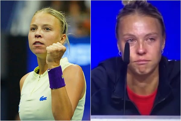 康塔薇特(Anett Kontaveit)輸球還受盡委屈。合成照片