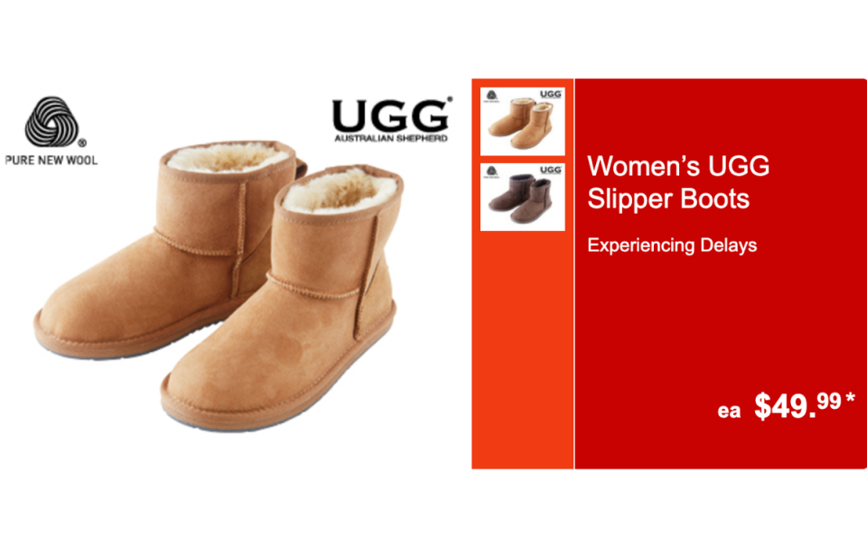 Aldi ugg boots