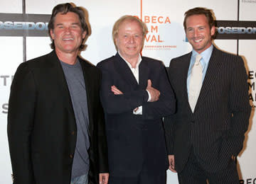 Kurt Russell , director Wolfgang Petersen and Josh Lucas at the Tribeca Film Festival premiere of Warner Bros. Pictures' Poseidon New York, NY