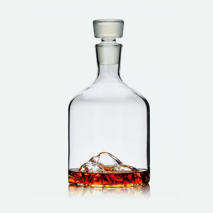 Whiskey Peaks Mountain Decanter