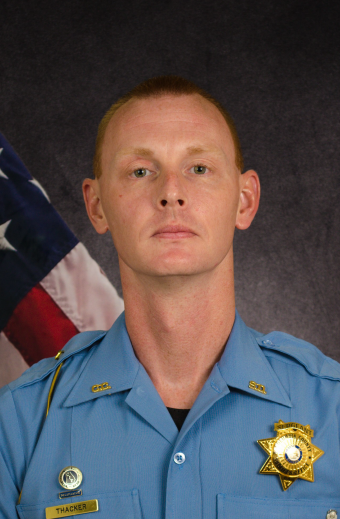 FILE - Lieutenant Brandon Phillip Thacker, 41, was taken to AU Medical Center in stable condition and was later released, according to the officials with the Columbia County Sheriff's Office.