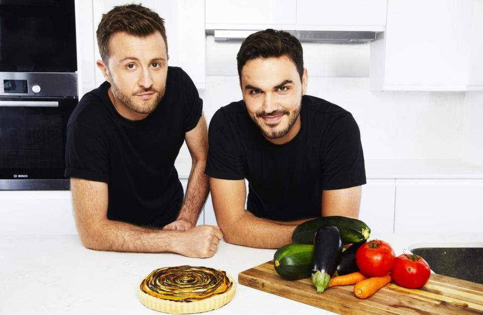 Ian and Henry believe 10 per cent of the nation will be vegan in two years' time (Bosh)