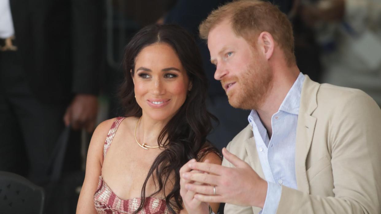 Prince Harry and Meghan Markle visit Colombia