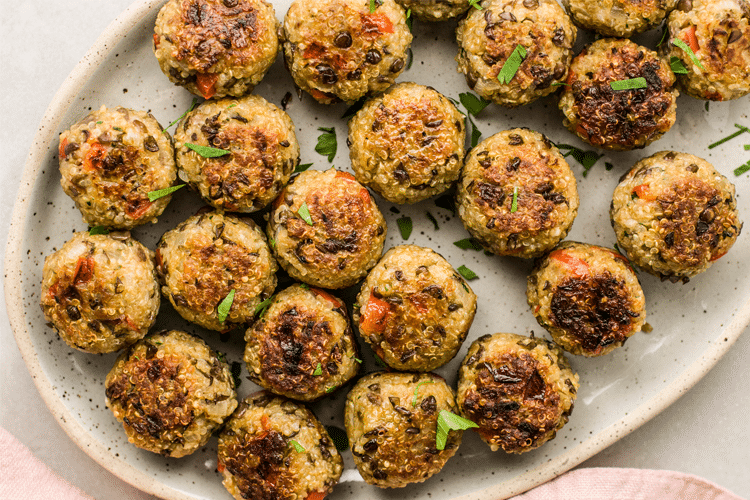 Quinoa Meatless Meatballs