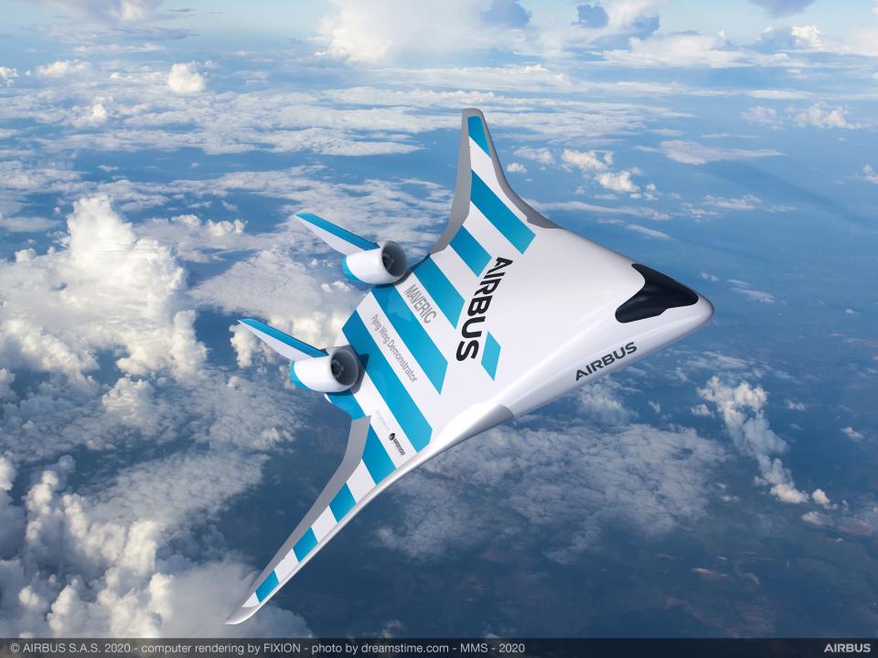Prototipo de Airbus que fusiona las alas con el fuselaje